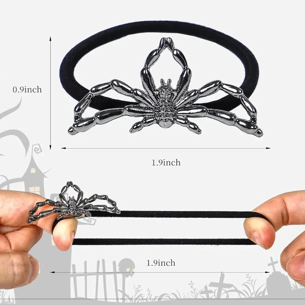4PCS Halloween Hair Ties